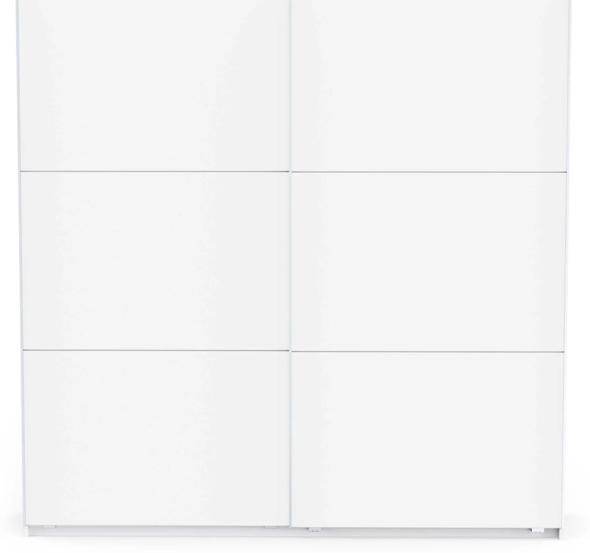 Kleiderschrank Alhambra - 221x60x224cm - weiß