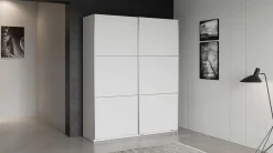 Kleiderschrank Alhambra - 178x60x224cm - weiß