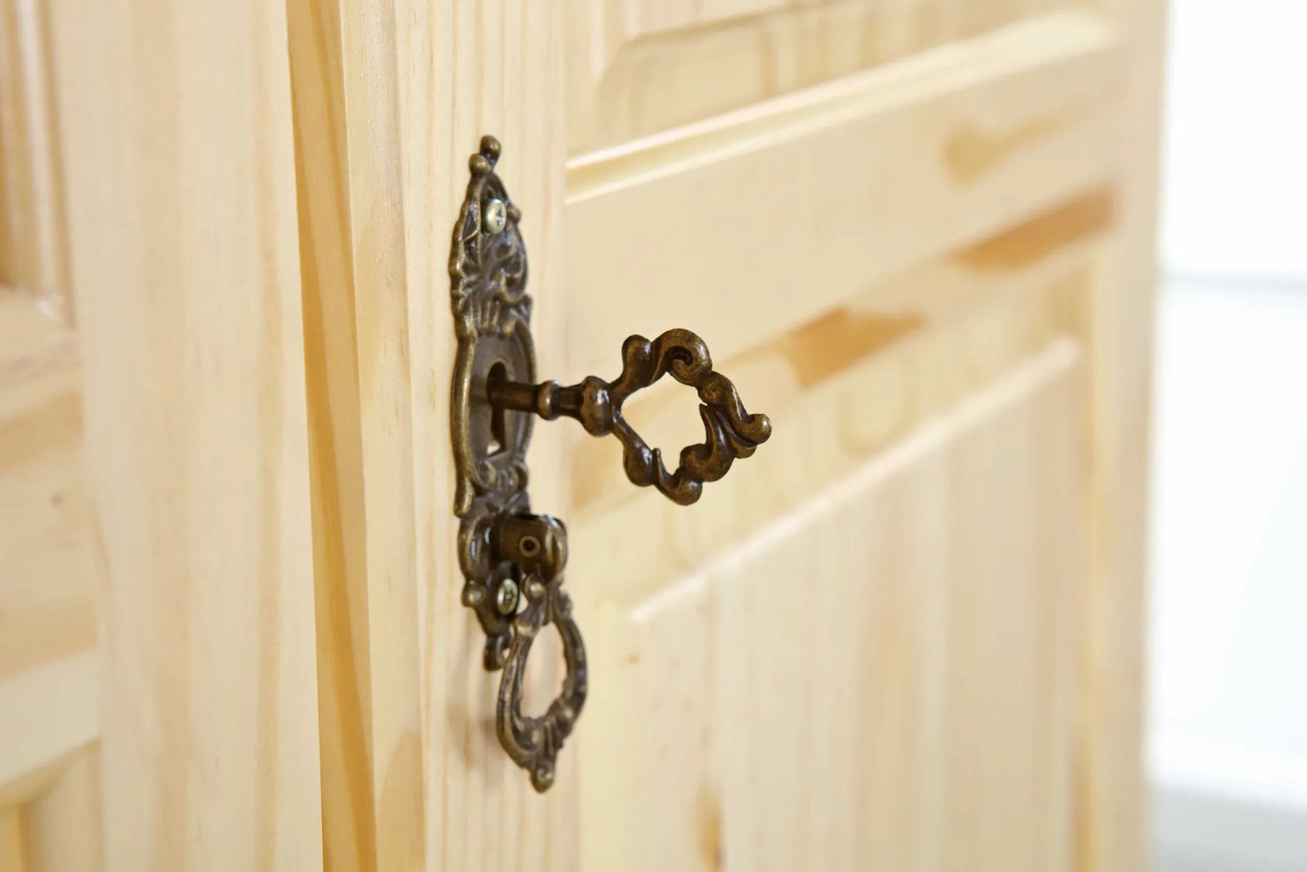 Kleiderschrank Bastian mit 2 Türen - Kieferholz