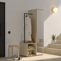Kleiderschrank Beatrix - Eiche hell