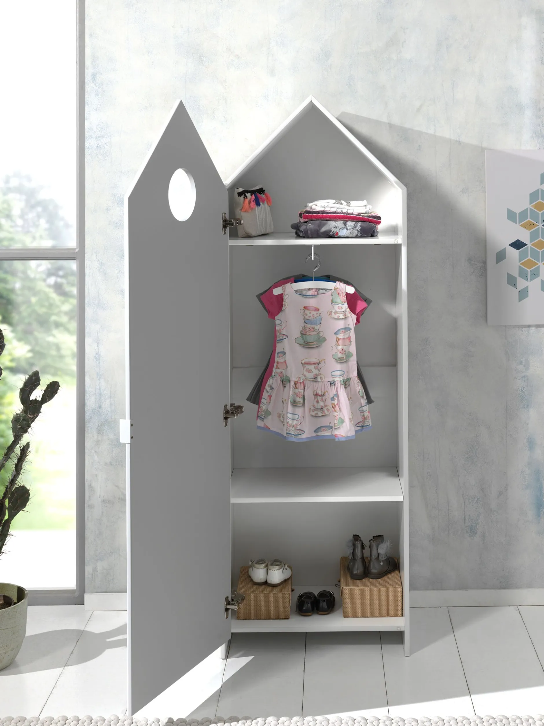 Kleiderschrank Casami - weiß