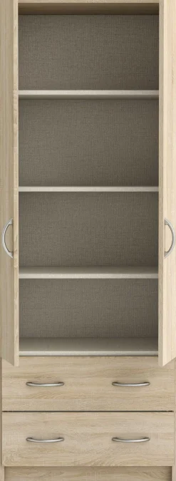 Kleiderschrank Diete-gebürstete Eiche