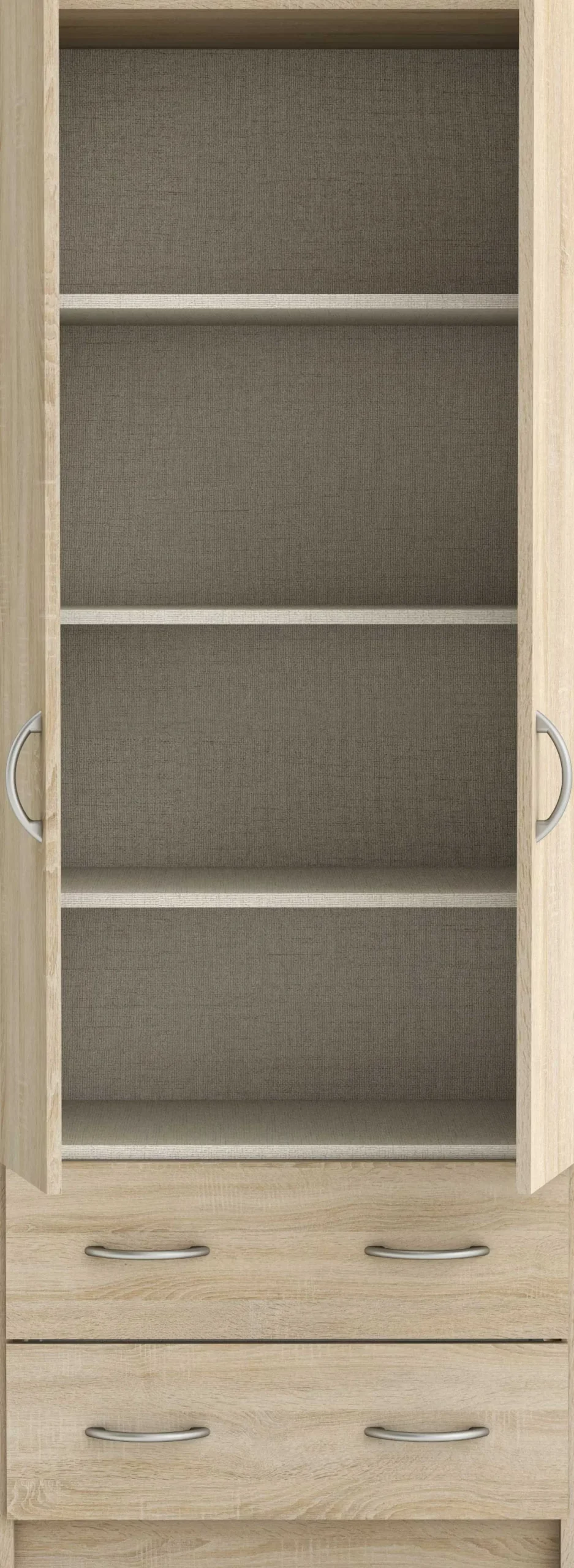 Kleiderschrank Diete-gebürstete Eiche