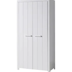 Kleiderschrank Erik 2-türig - weiß