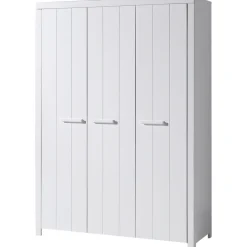 Kleiderschrank Erik 3-türig - weiß