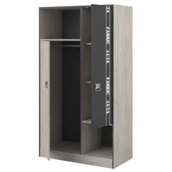 Kleiderschrank Fabric 2-türig