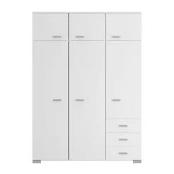 Kleiderschrank Galaxy 6 Türen - weiß