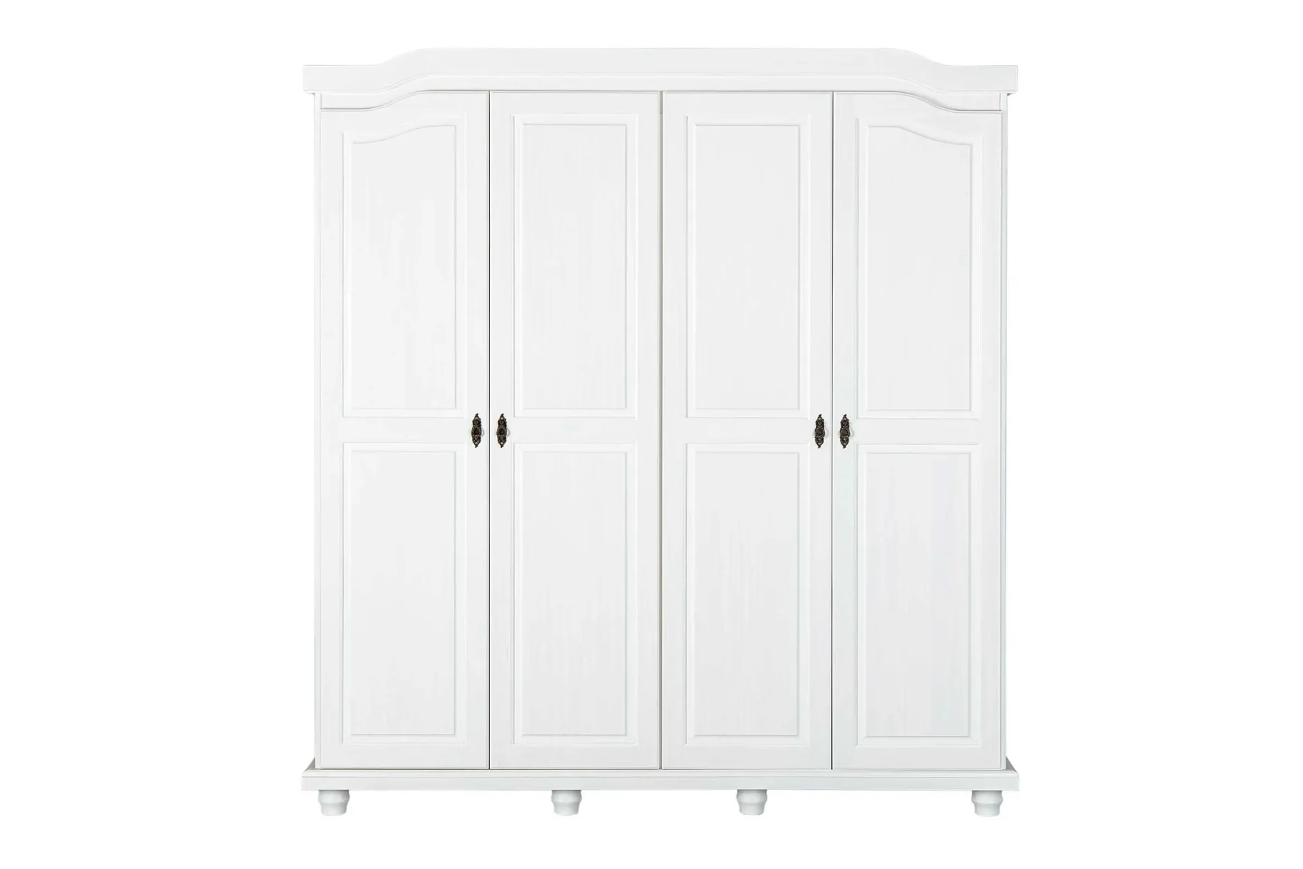 Kleiderschrank Ivy 197cm 4 Türen - weiß