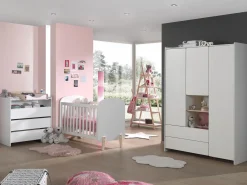 Kleiderschrank Kiddy 3 Türen - weiß