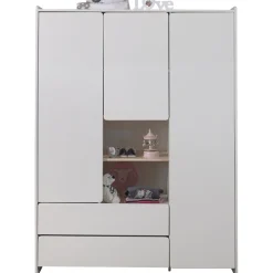 Kleiderschrank Kiddy 3 Türen - weiß
