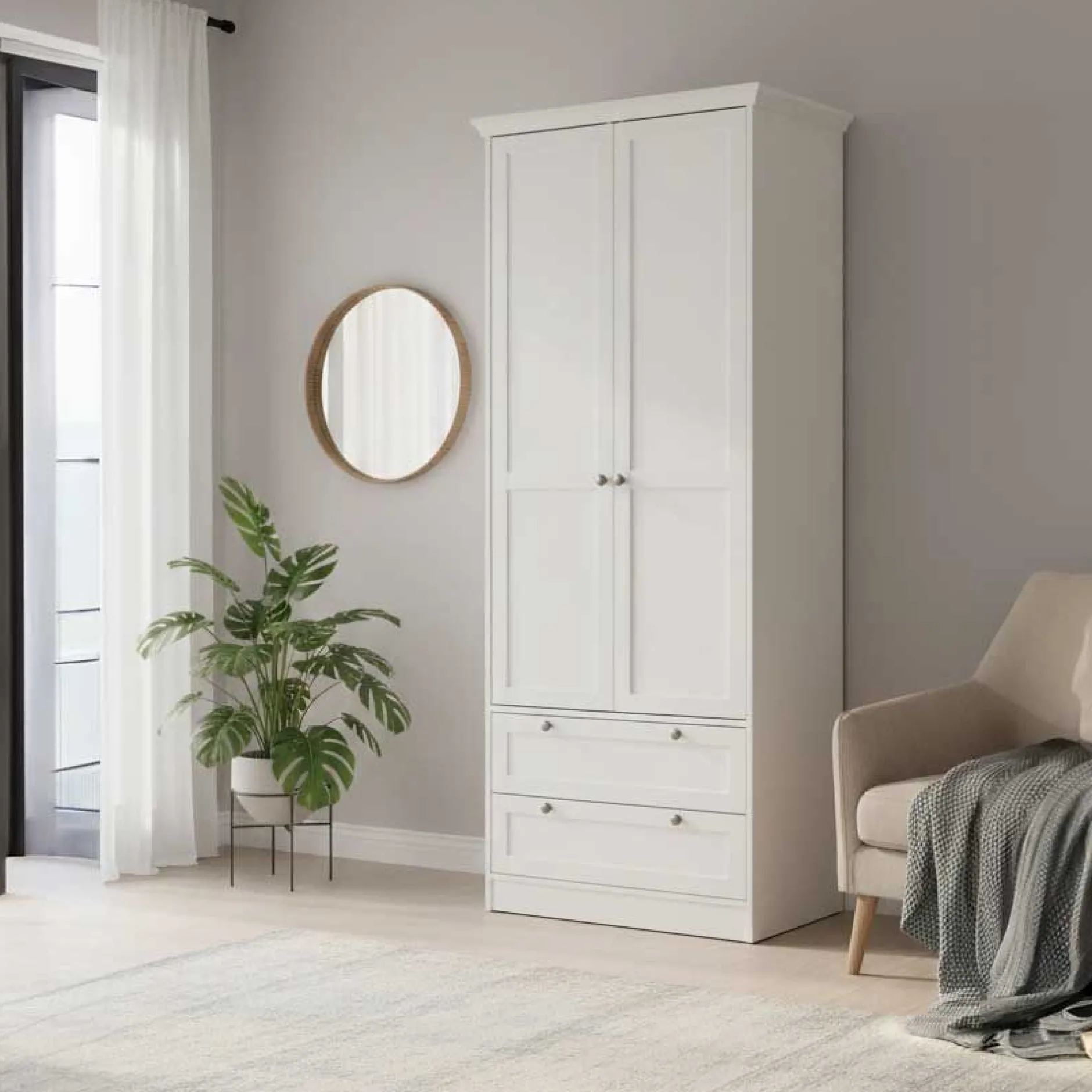 Kleiderschrank Landwood 2 Türen