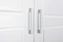 Kleiderschrank Leon mit 3 Türen - weiß