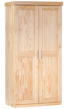 Kleiderschrank Leon 2 Türen - Kieferholz