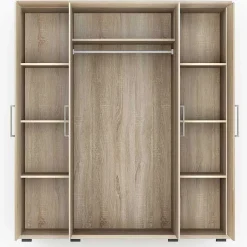 Kleiderschrank Nikkie 160 cm-sonoma Eiche
