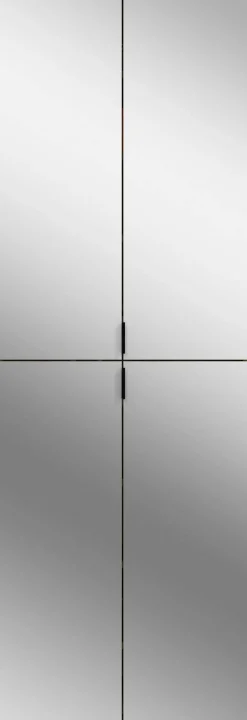 Kleiderschrank Projekt X Emob - Artisan Oak - 183x193x34 cm - Spiegel