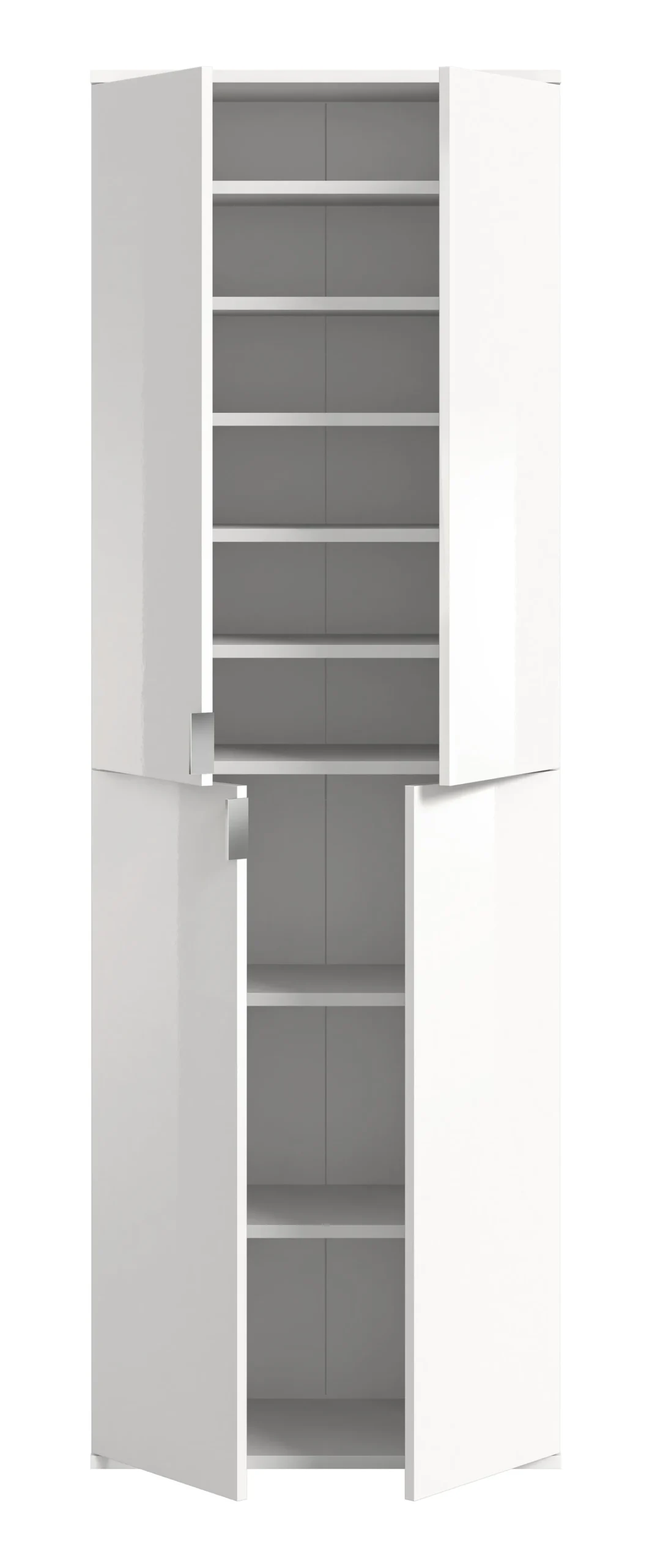 Kleiderschrank Projekt X Emob - Weiß Artisan Oak - 212x193x34 cm