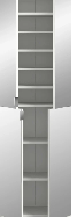 Kleiderschrank Projekt X Emob Artisan Eiche mit Spiegel 122x193x34 cm