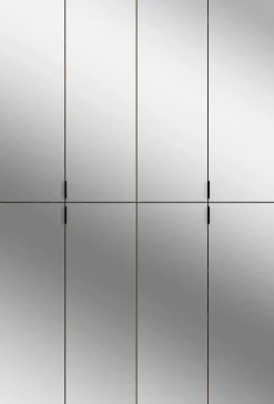 Kleiderschrank Projekt X Emob Artisan Eiche mit Spiegel 122x193x34 cm