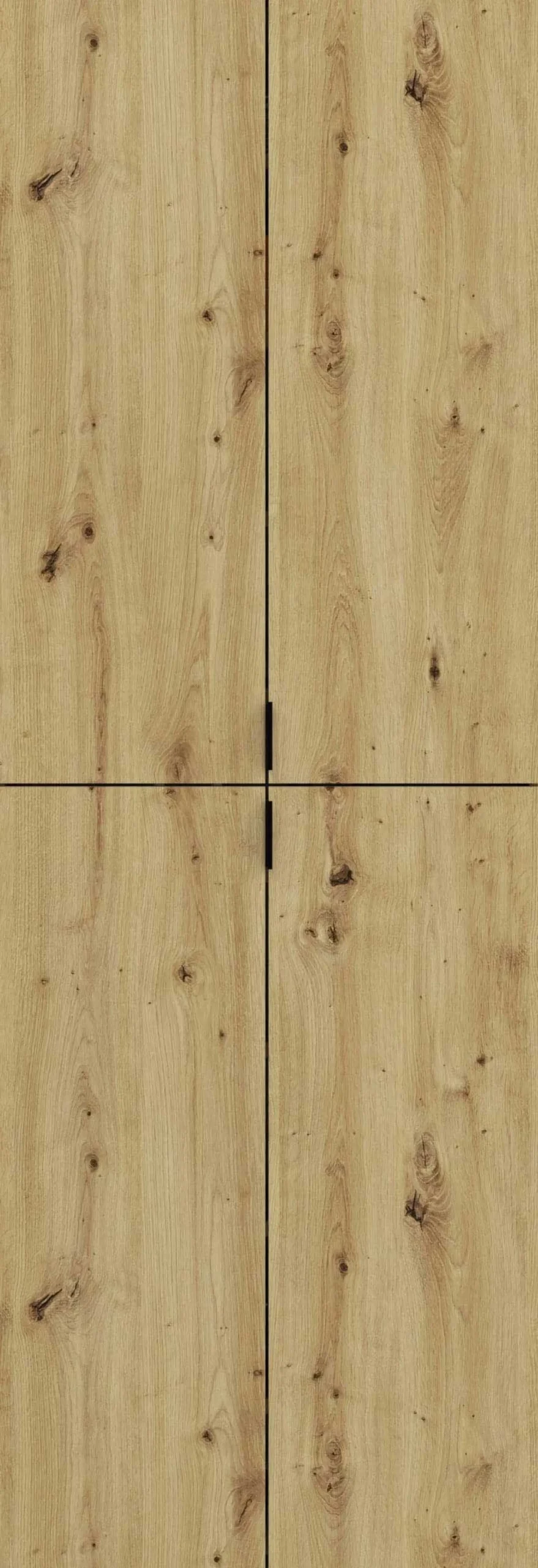 Kleiderschrank Projekt X Emob - Artisan Eiche - 183x193x34 cm - Spiegeltür