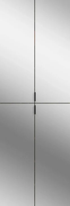 Kleiderschrank Projekt X Emob - Artisan Eiche - 183x193x34 cm - Spiegeltür