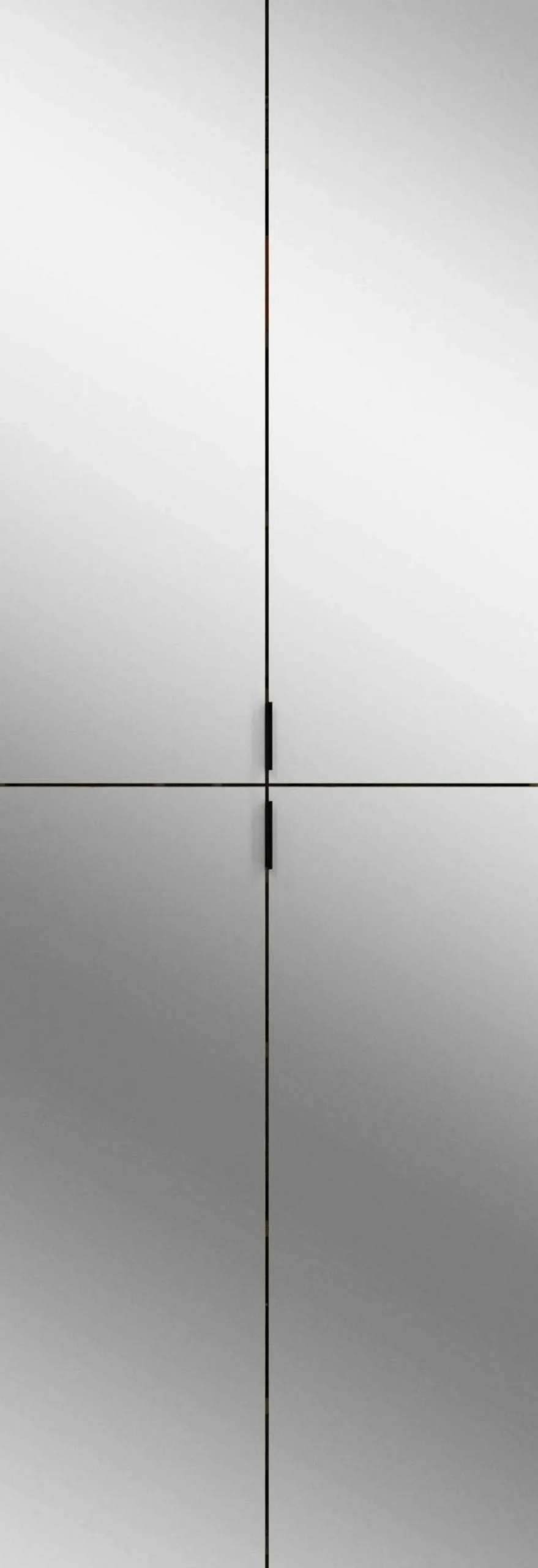 Kleiderschrank Projekt X Emob - Artisan Oak - 91x193x34 cm - Spiegeltüren