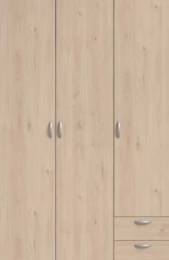 Kleiderschrank Salvador | 3 Türen, 2 Schubladen | Jackson Oak