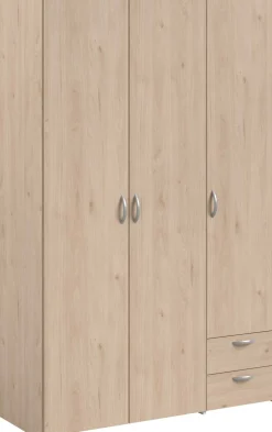 Kleiderschrank Salvador | 3 Türen, 2 Schubladen | Jackson Oak