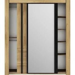 Kleiderschrank Sofia | 192 x 63 x 220 cm | Gold Oak Design