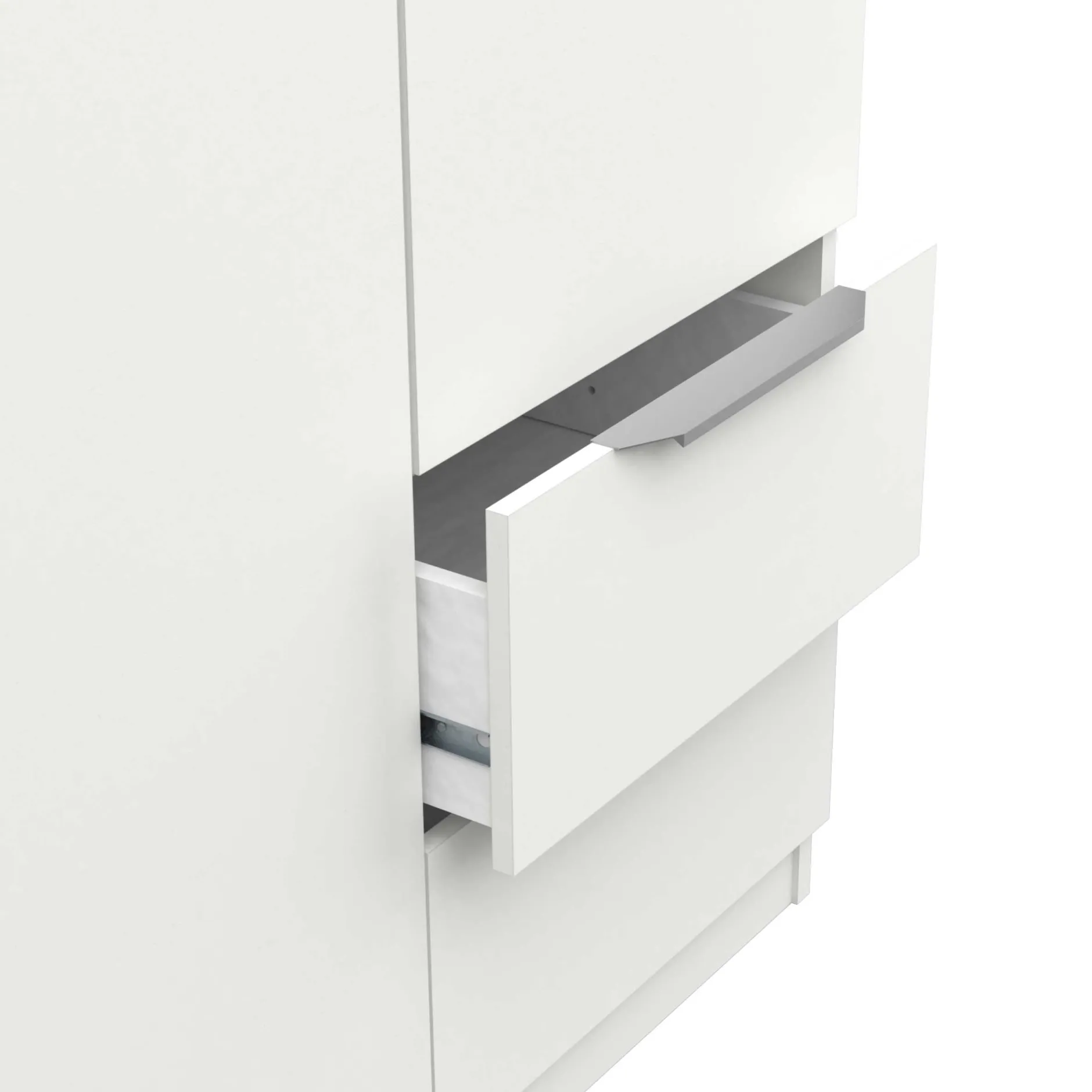 Kleiderschrank Spectre 120cm - matt weiß