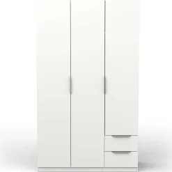 Kleiderschrank Spectre 120cm - matt weiß