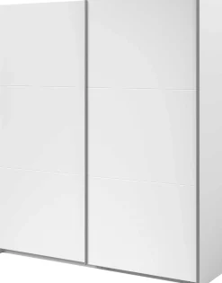 Kleiderschrank Swings - 178x59x203cm - 2 Türen - weiß