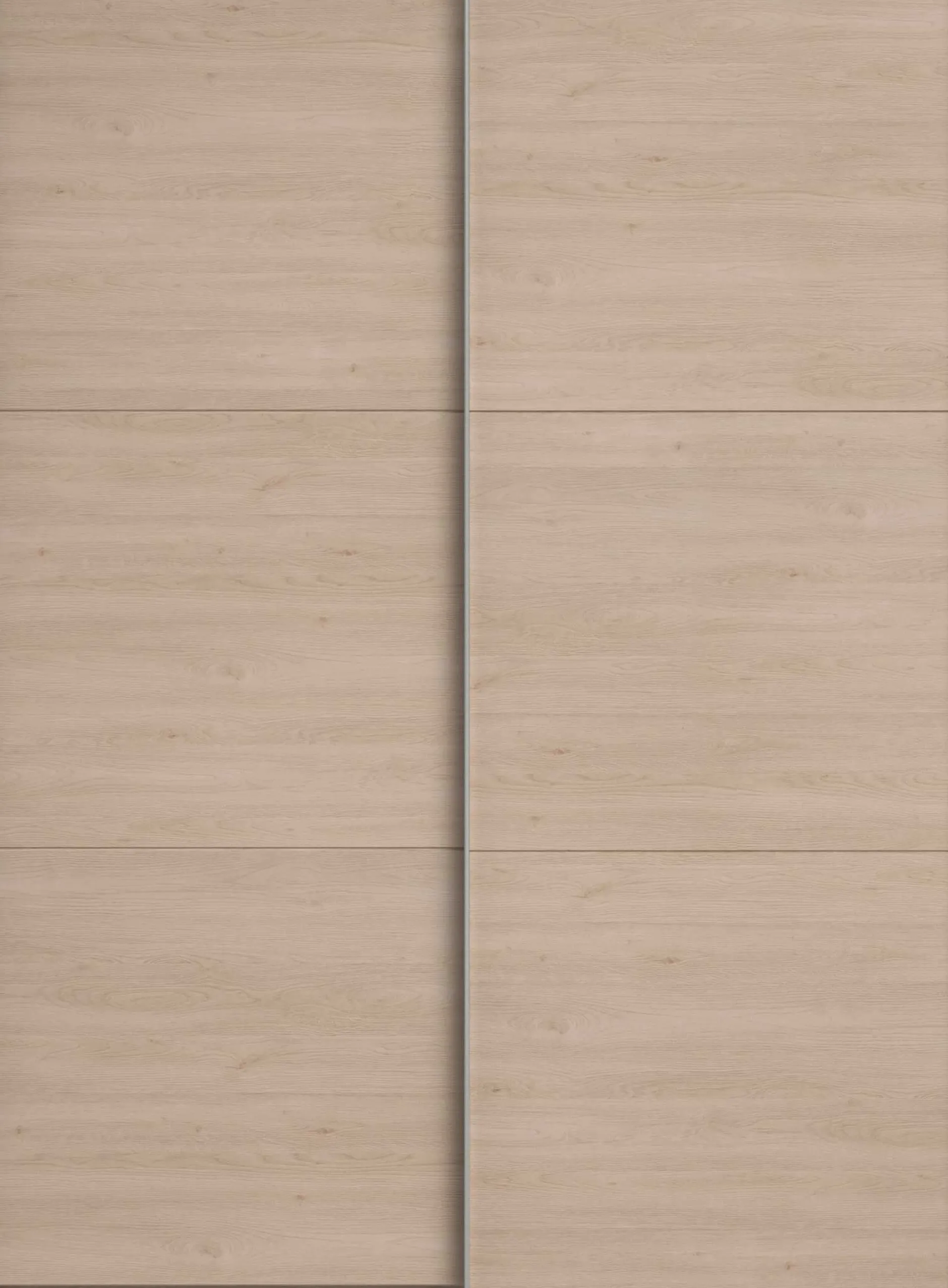 Kleiderschrank Swings - 148x59x203cm - 2 Türen - Eiche Dekor