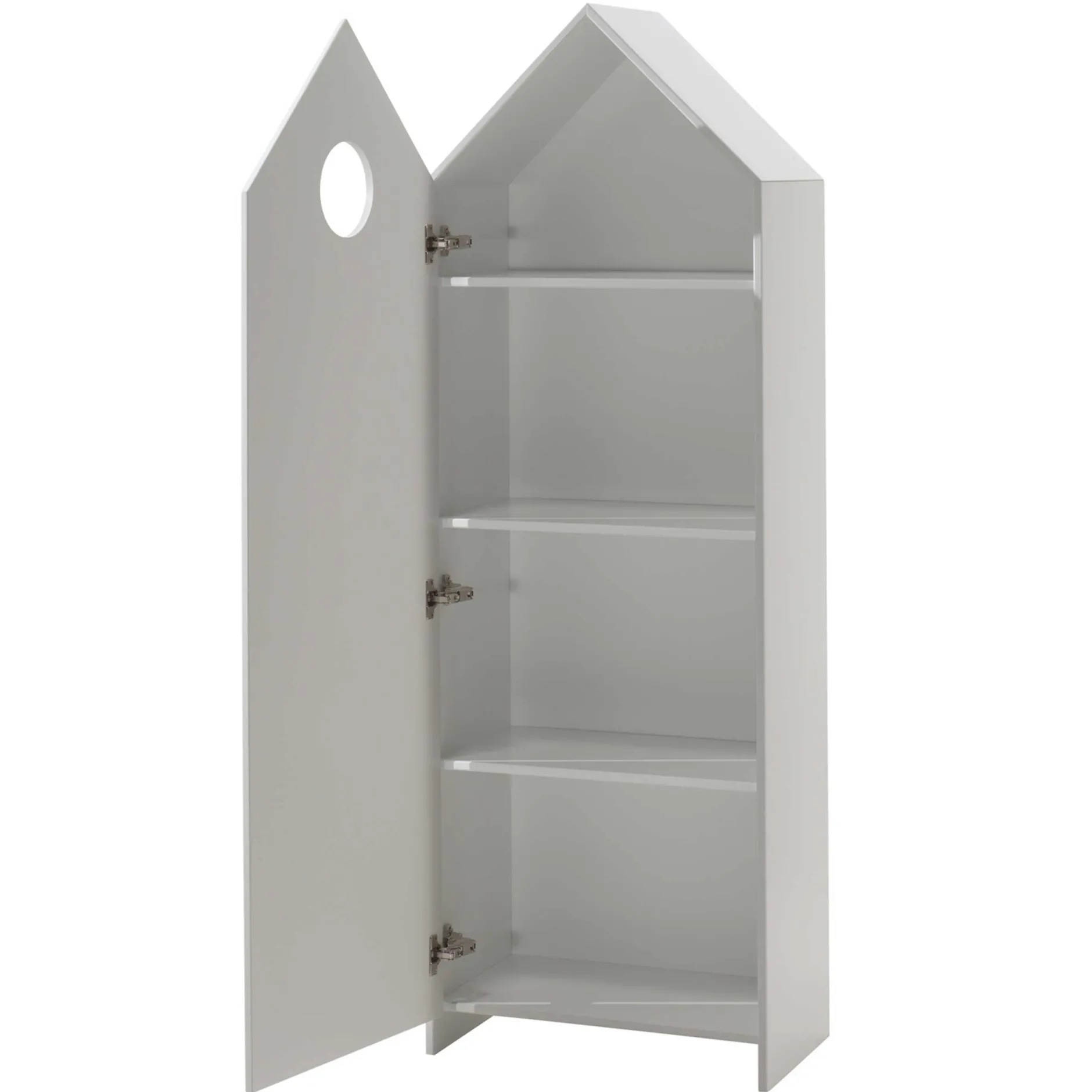 Kleiderschrank 2-teilig Casami - 115x37x172 cm - Weiß