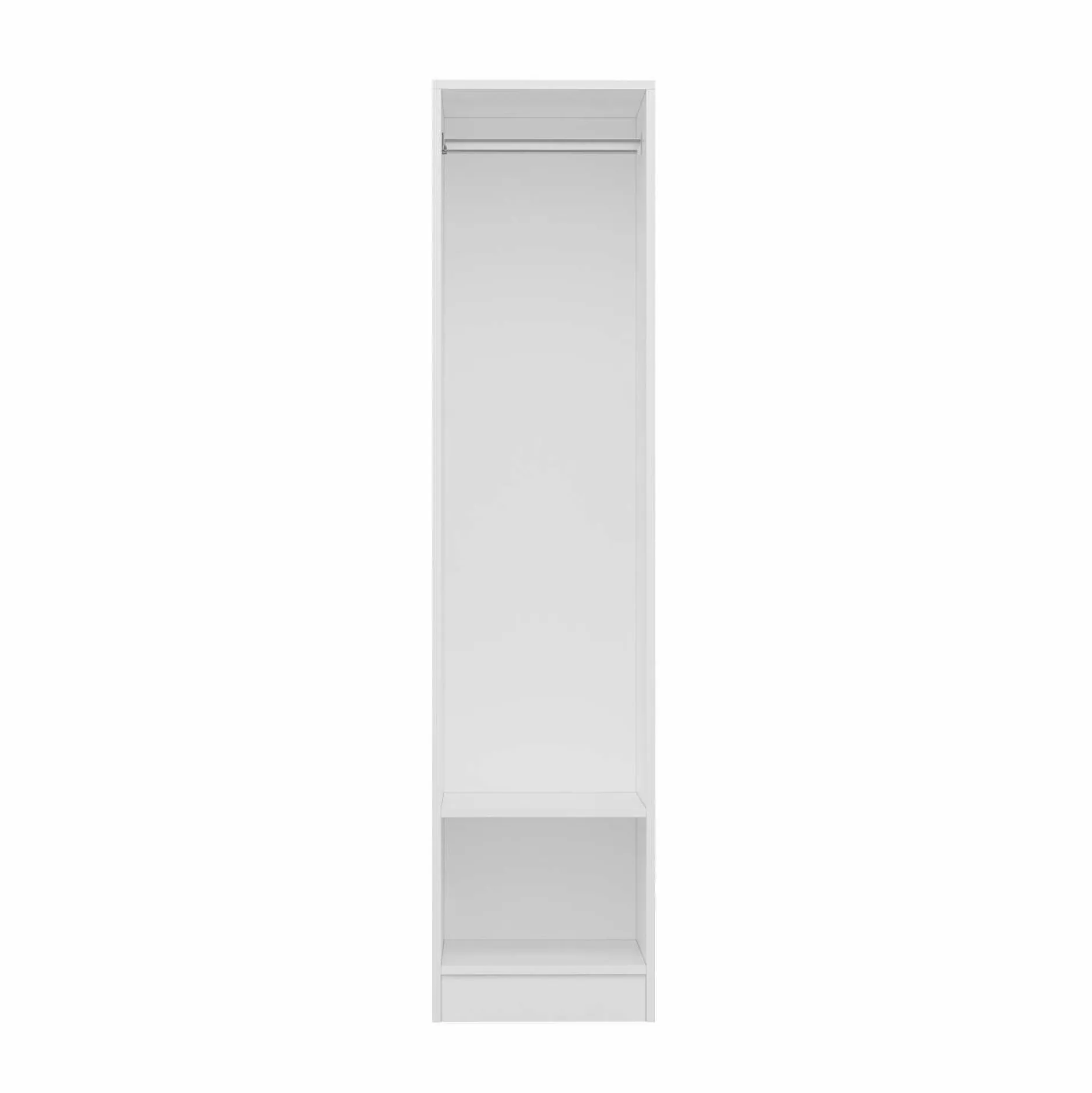 Kleiderschrank Woody Fashion | 45 x 52 x 190 cm | Scharniertür nicht enthalten