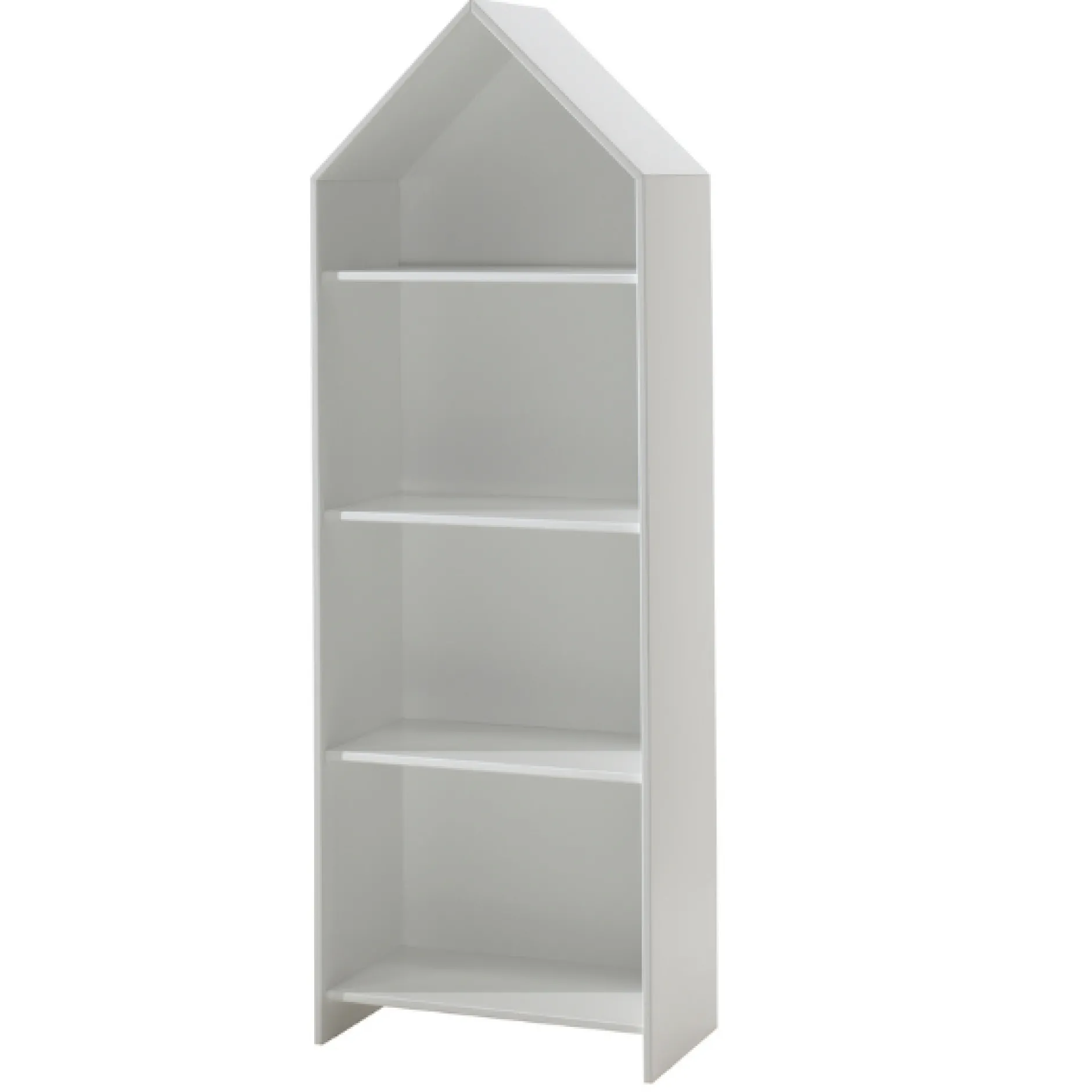 2 Kleiderschränke Bücherregal Casami - weiß