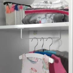 2 Kleiderschränke Bücherregal Casami - mintgrün/weiß/rosa