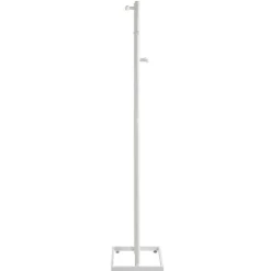 Kleiderständer mit 8 Haken - Weiß