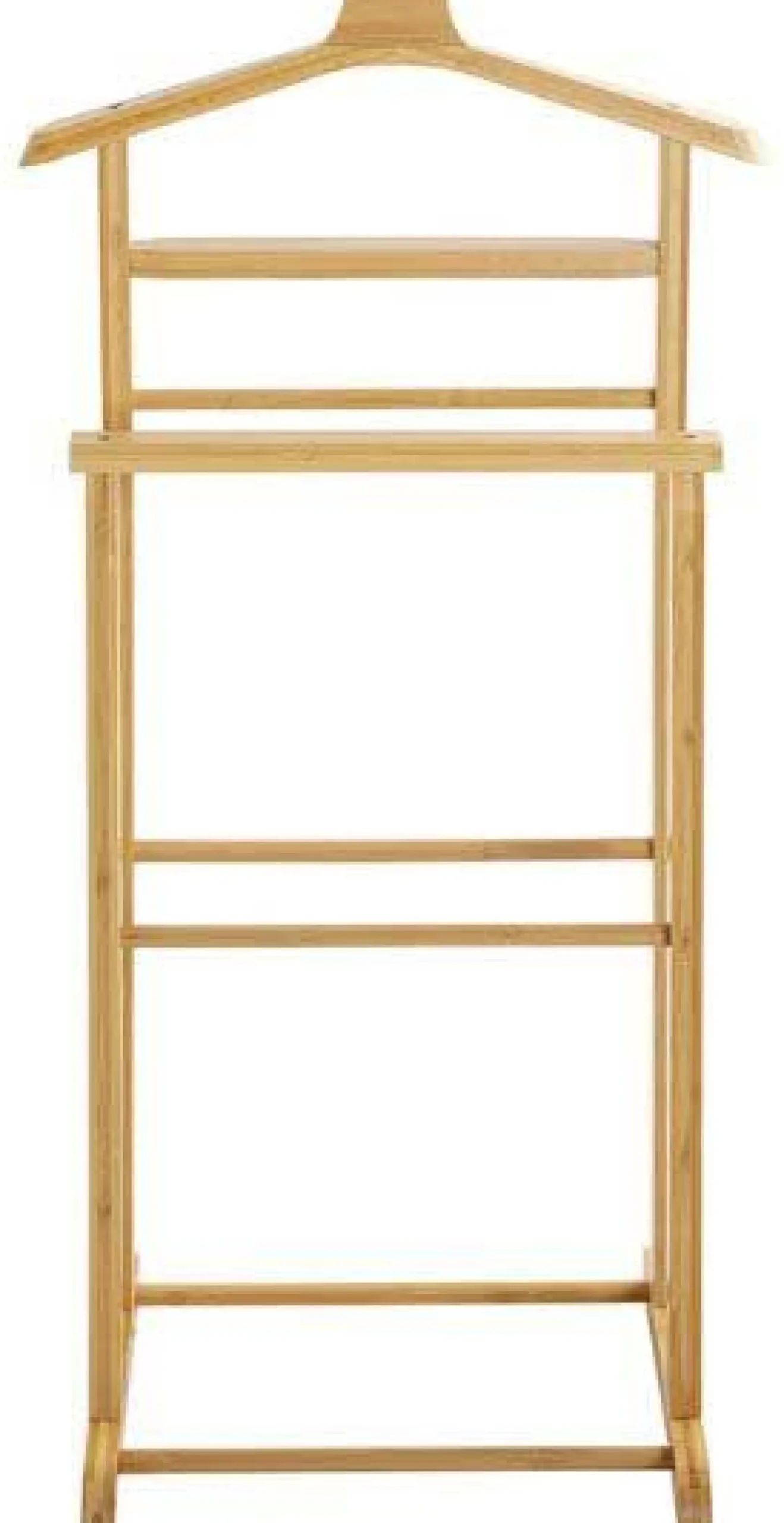 Kleiderständer mit Hosenbügel | Bambusdesign