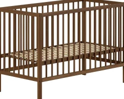 Kleinkinderbett Dino 70x140cm - verstellbar - Buche - Farbe Walnuss
