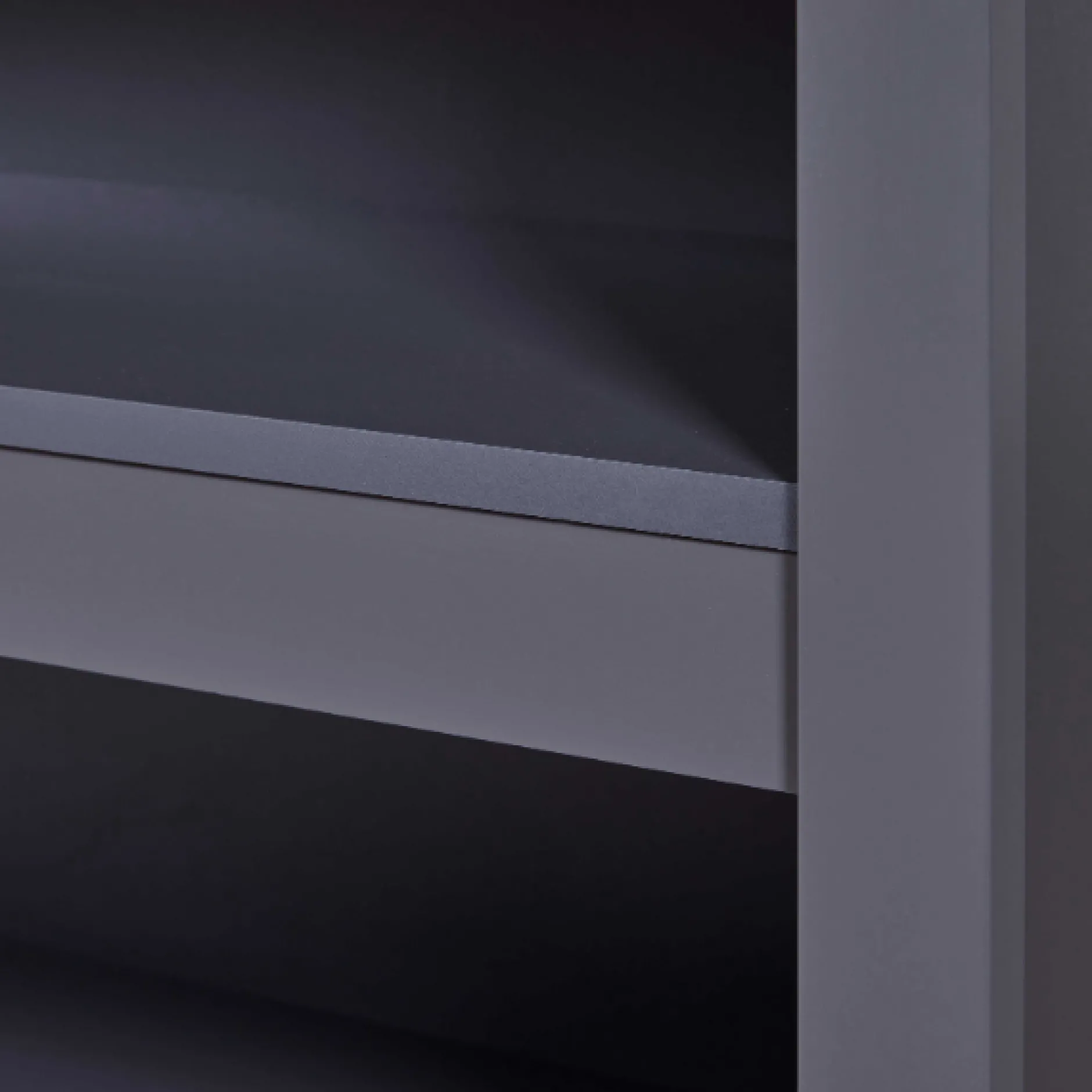 Kochinsel Nellina | Arbeitsplatte aus Eichenholz | 124 x 75 x 91,5 cm | Farbe: Anthrazit