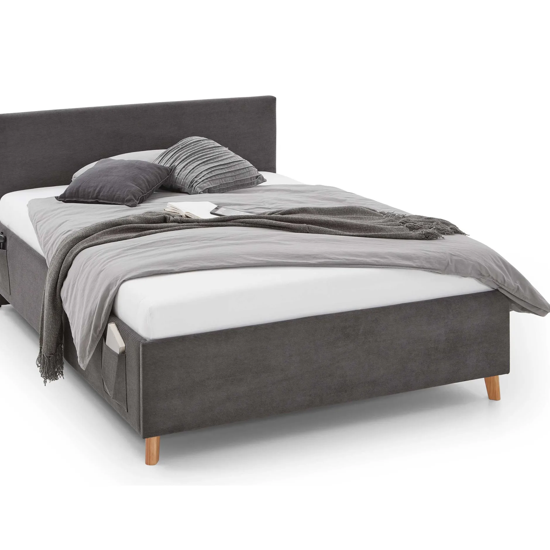 Kofferbett Cool | 140 x 200 cm | Design Anthrazit