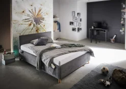 Kofferbett Cool | 140 x 200 cm | Design Anthrazit