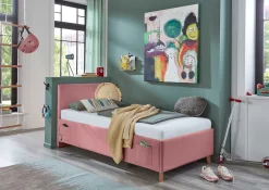 Kofferbett Cool | 140 x 200 cm | Rosa Design
