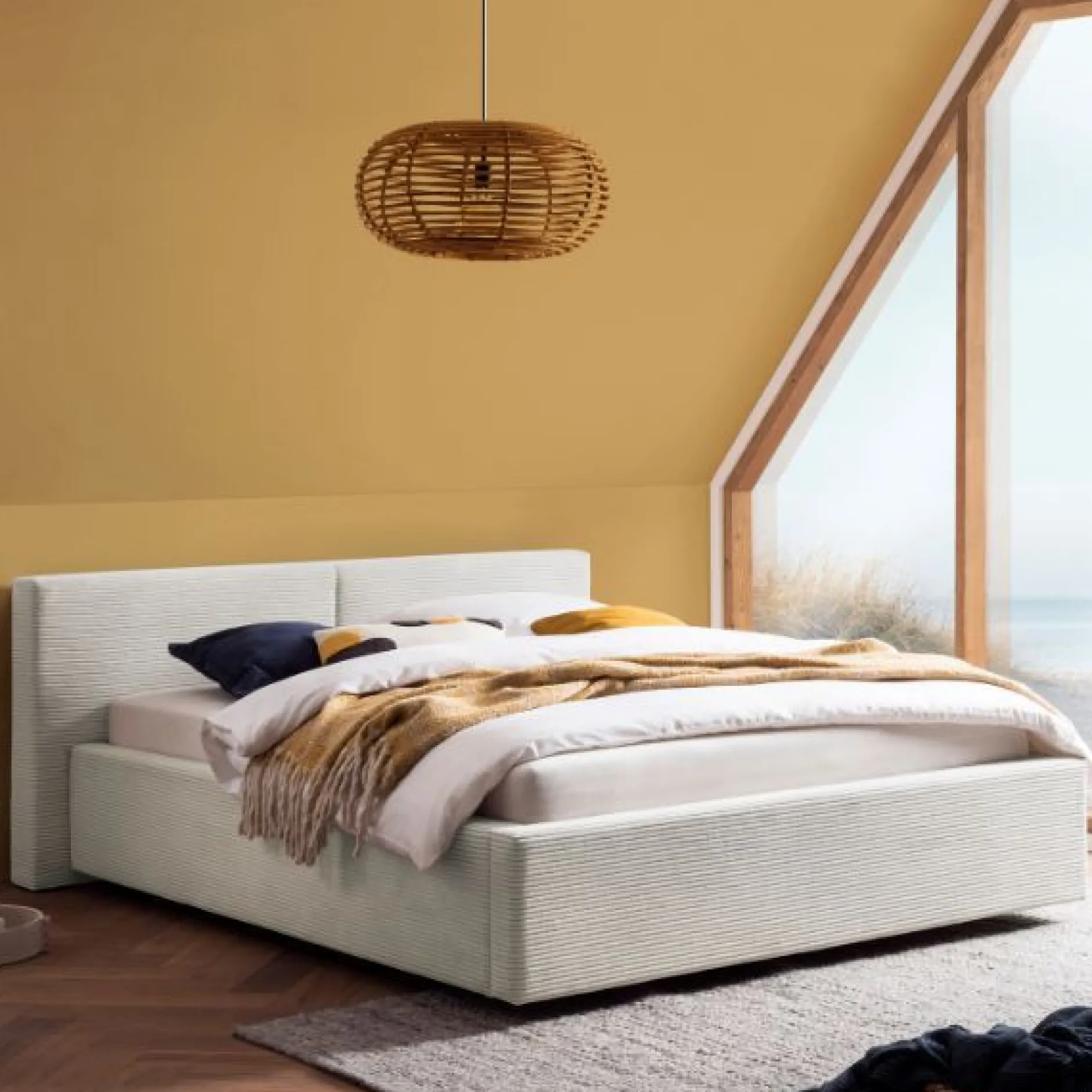 Kofferbett Kubrik | 160 x 200 cm | Beige