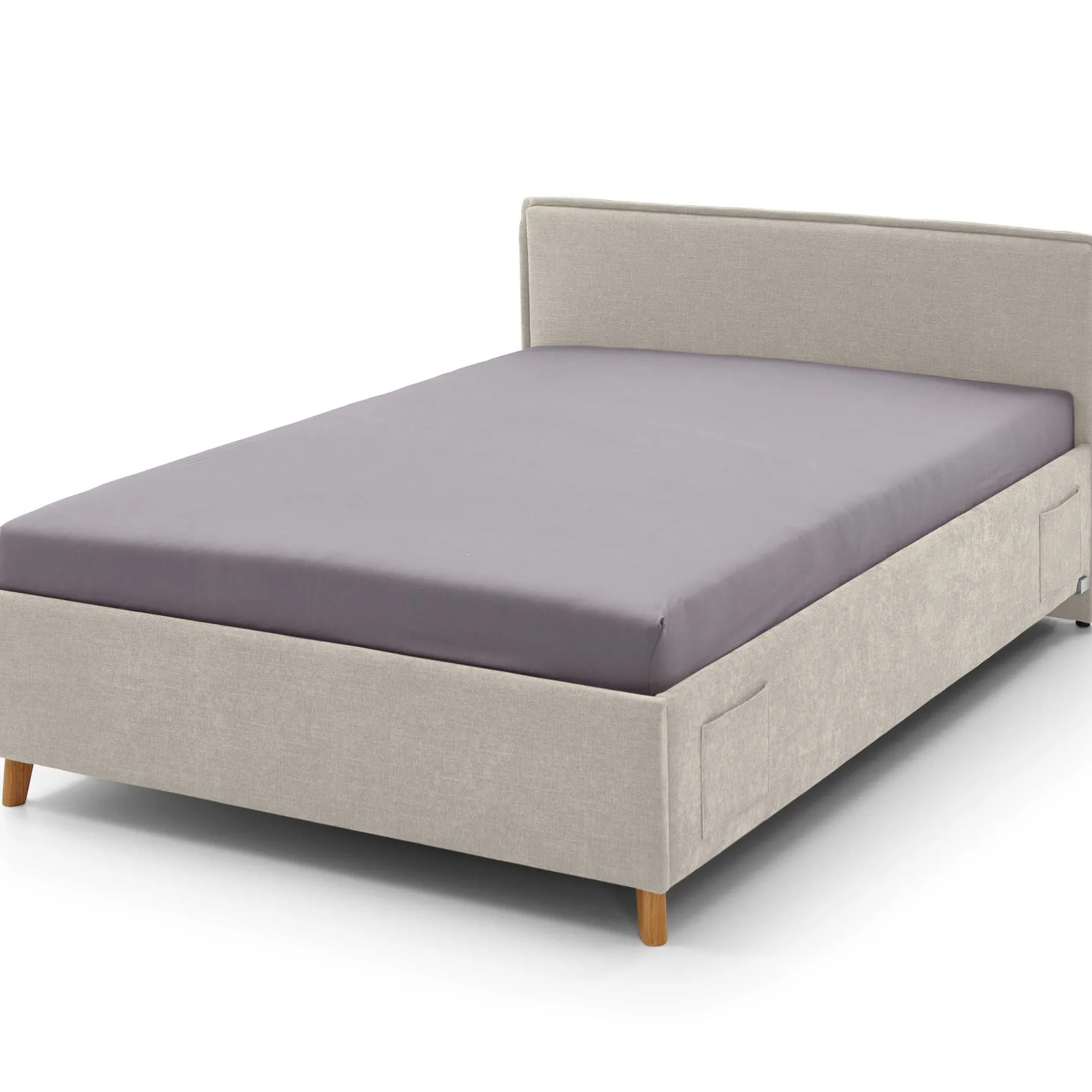 Kofferbett Ollie | 90 x 200 cm | Design Beige