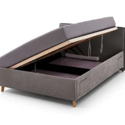 Kofferbett Ollie | 140 x 200 cm | Design Grau