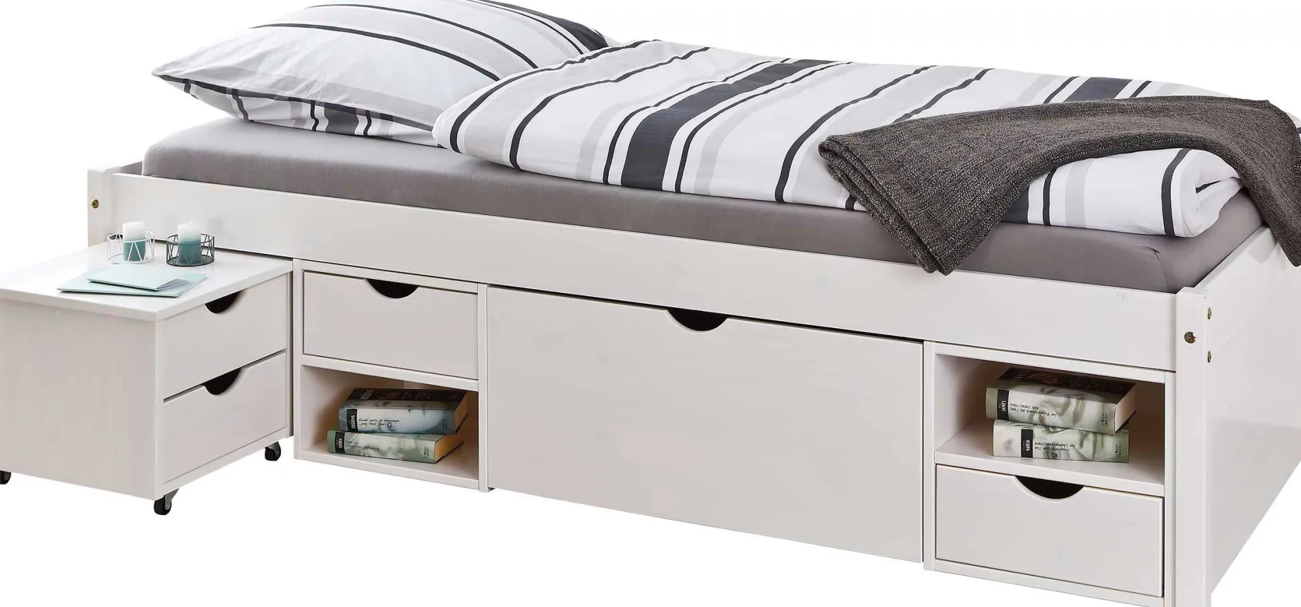 Kojenbett Xavier - white wash