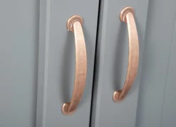 Kommode Cerci 90cm mit 2 Türen und 2 Schubladen - grau