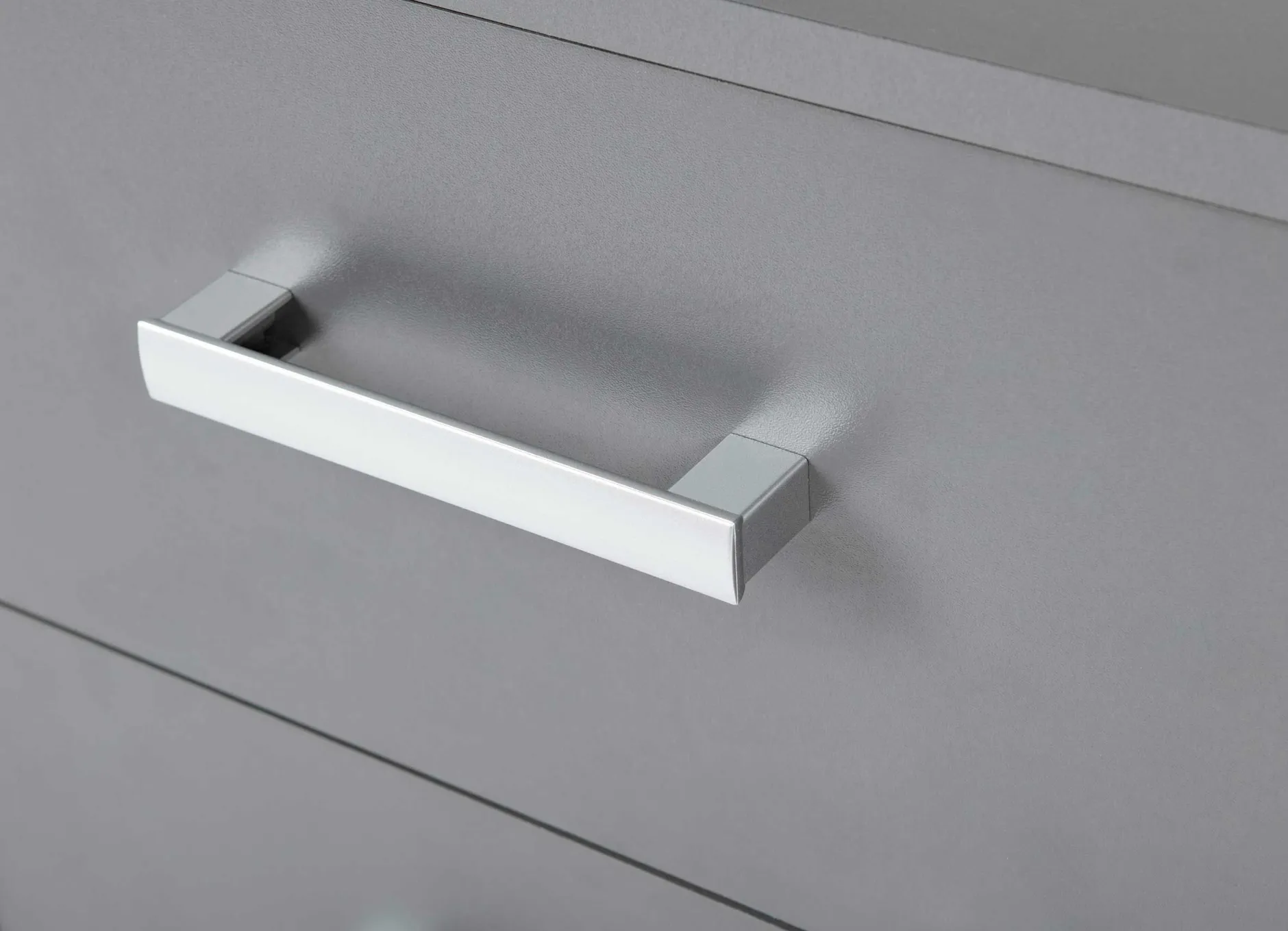 Kommode Eden 122cm 6 Schubladen - graphitgrau