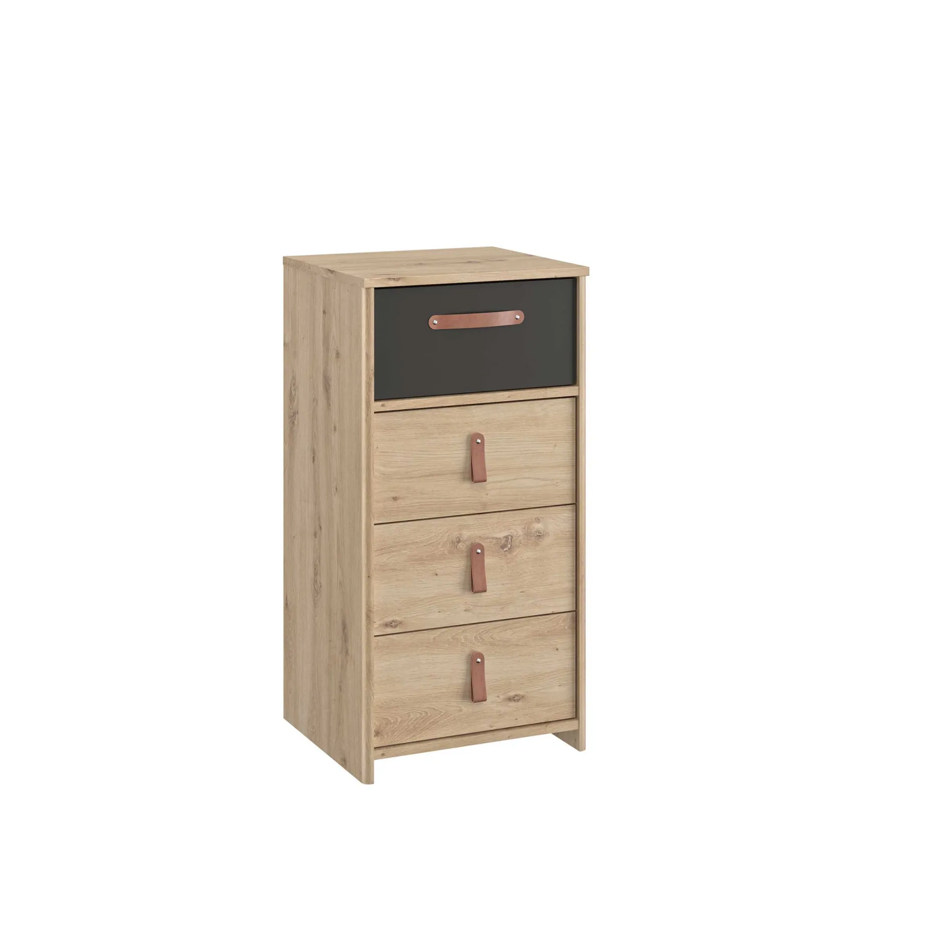Kommode Liam 4 Schubladen - Eiche artisan